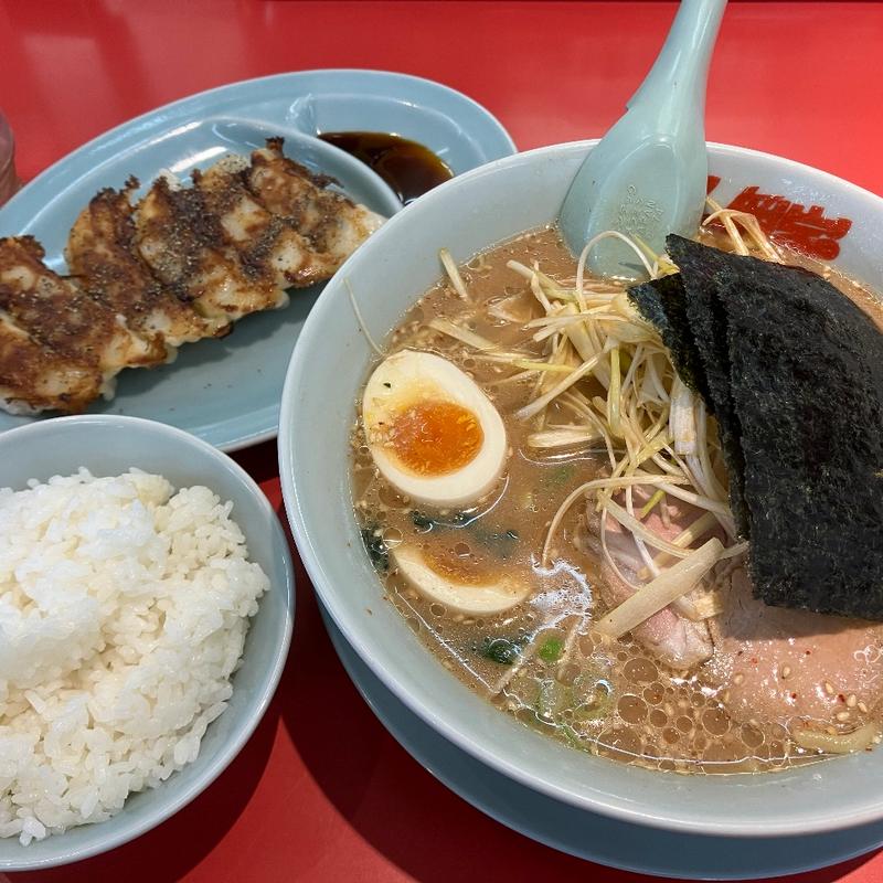 味噌ラーメンBセット(山岡家 日立東金沢店 )
