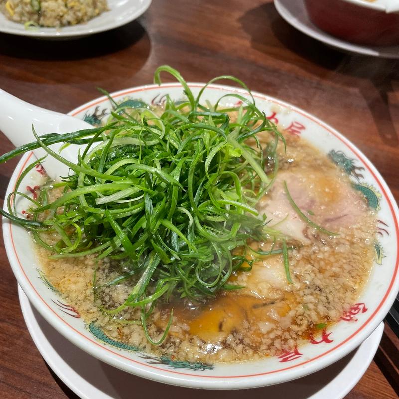 九条ネギラーメン(京都北白川ラーメン魁力屋 練馬インター店)