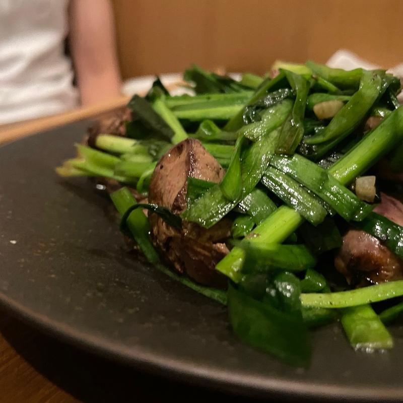 ニラレバ(中華 紫陽花)