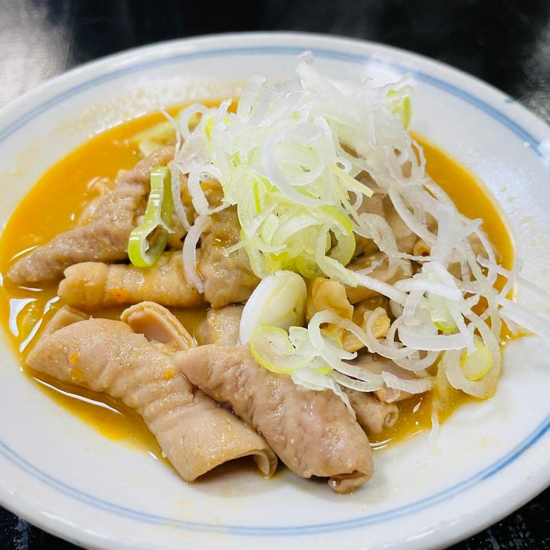 もつ煮(純手打うどんそば 吉野屋本舗)