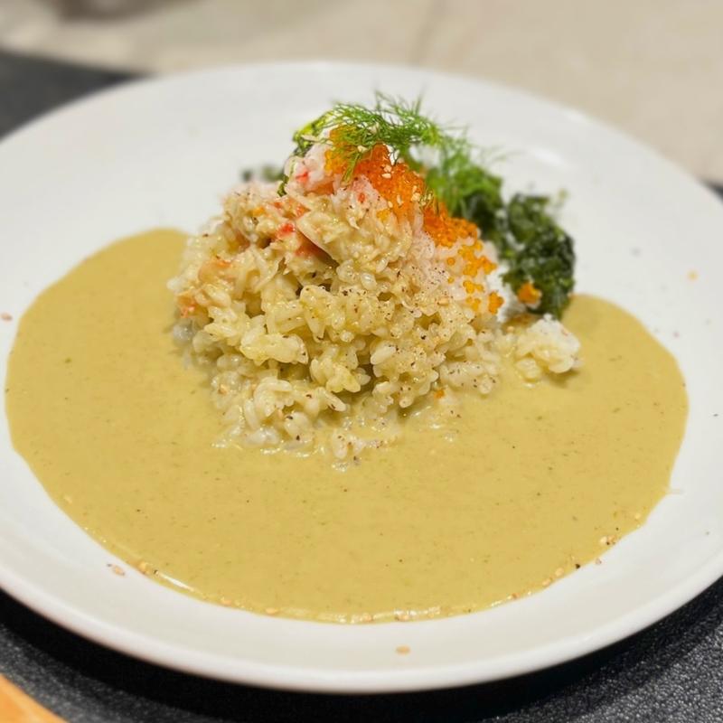 冷製グリーンカレー(SANZOU  TOKYO)