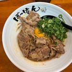 まぜそば　軟骨肉増し(ぼっけもん製麺)