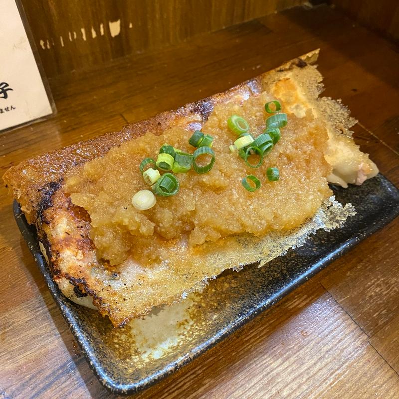おろしぽん酢餃子(大衆酒場みつ星餃子 七日町店)