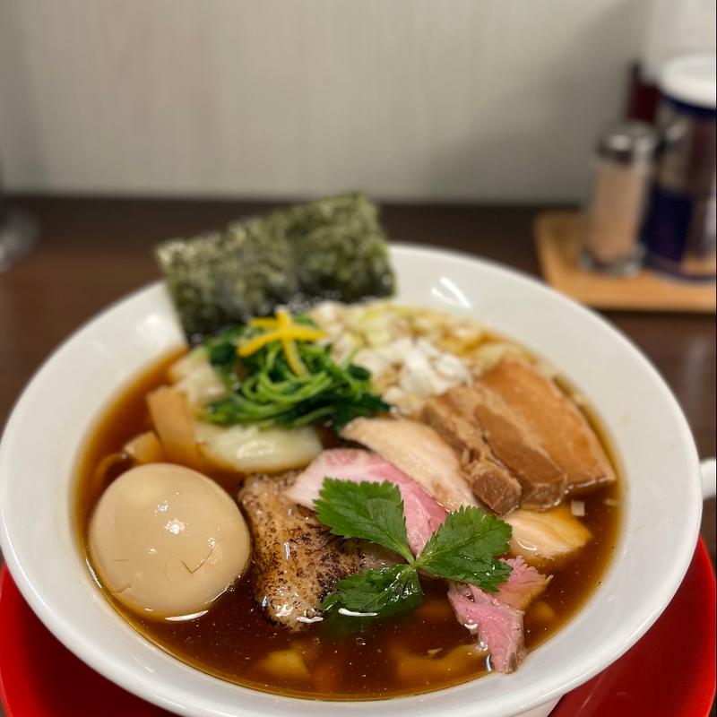 特製わんたん麺(中華そば麦笑)