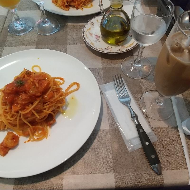 地中海パスタ(ラ・パスタ陶 和光店)