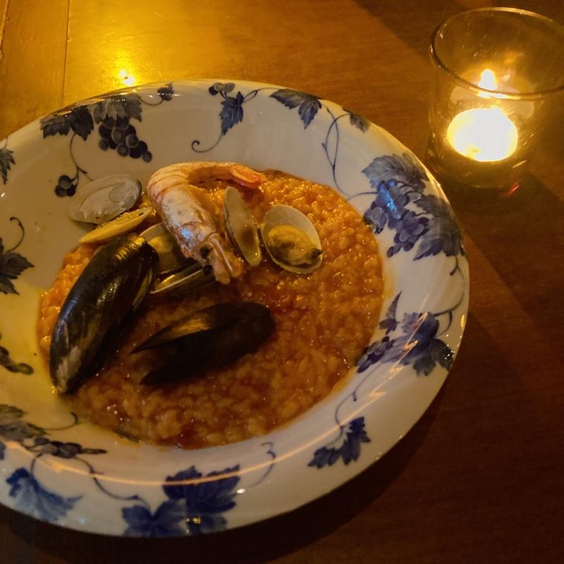 海の幸のトマトリゾット(トウキョウ サロナード カフェ ダブ)