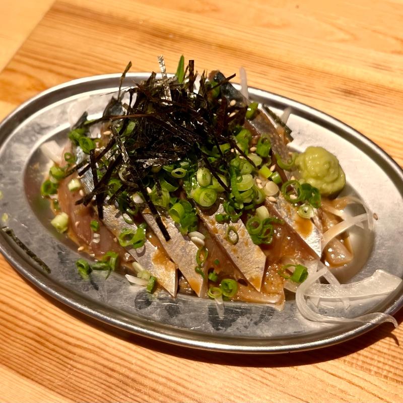 胡麻さば刺し(博多かわ屋 べつどころ すすきの2号店)