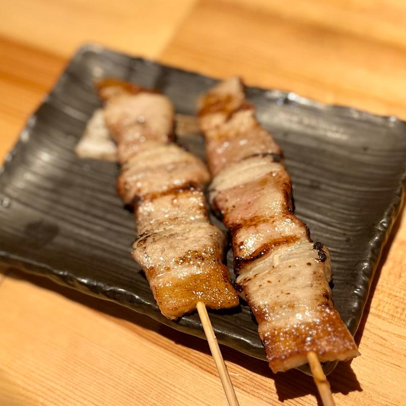 豚バラ(博多かわ屋 べつどころ すすきの2号店)