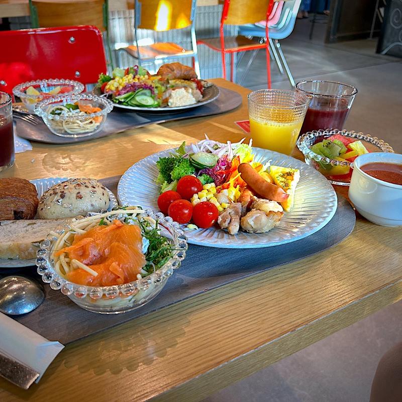 朝食ビュッフェ(道後Hakuro)