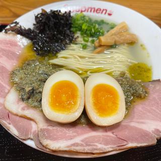 牡蠣塩らぁ麺(Soupmen)