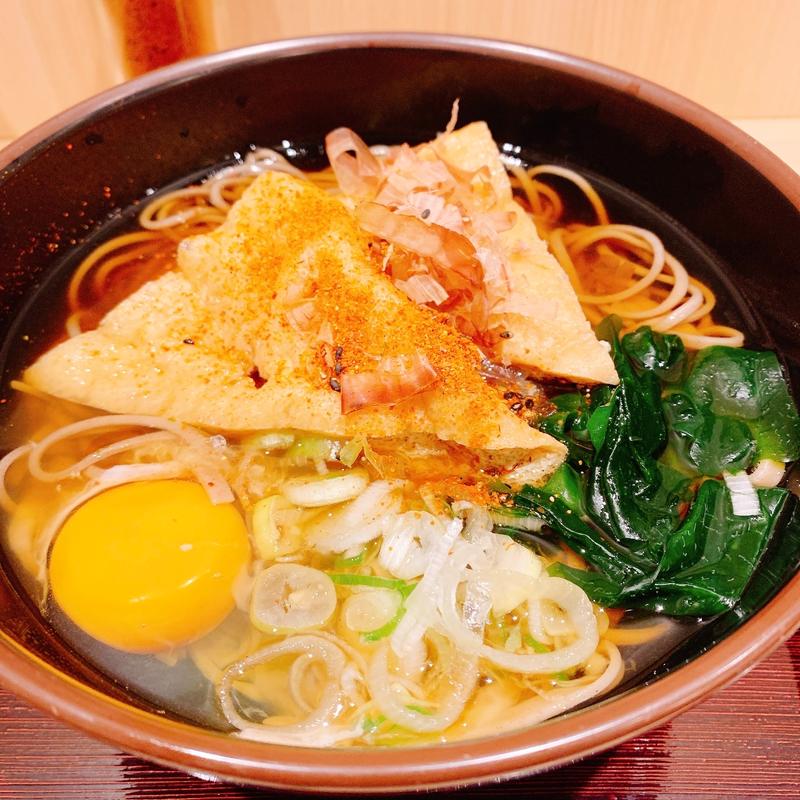 きつね蕎麦(栃尾の油揚げ)(やなぎ庵 )