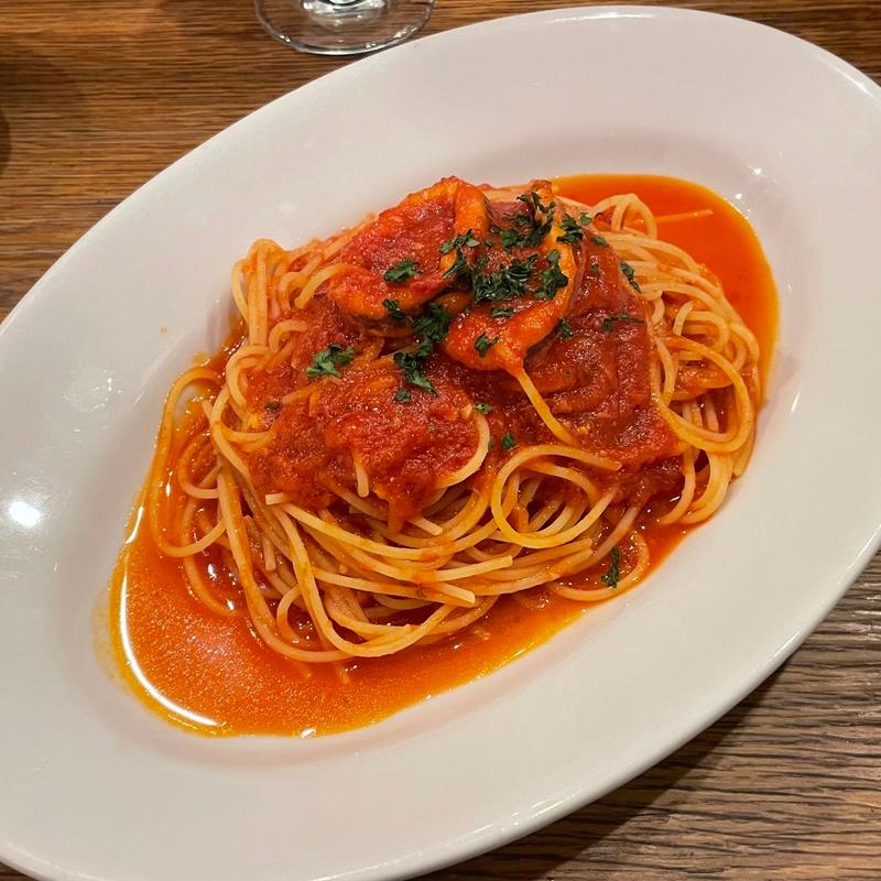 スパゲッティ　イカのアラビアータ(goo ITALIANO グーイタリアーノ 渋谷本店)