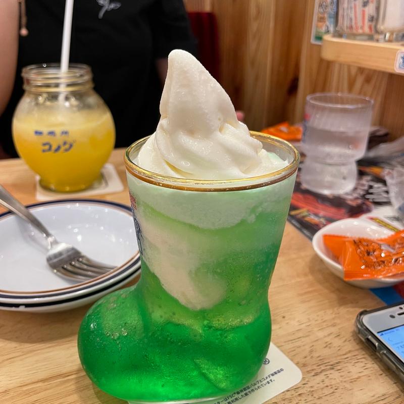 クリームソーダ(コメダ珈琲店一之江店)