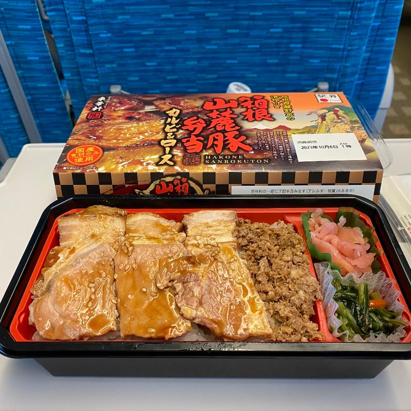 箱根山麓豚弁当カルビ＆ロース(東華軒 新幹線待合売店 )