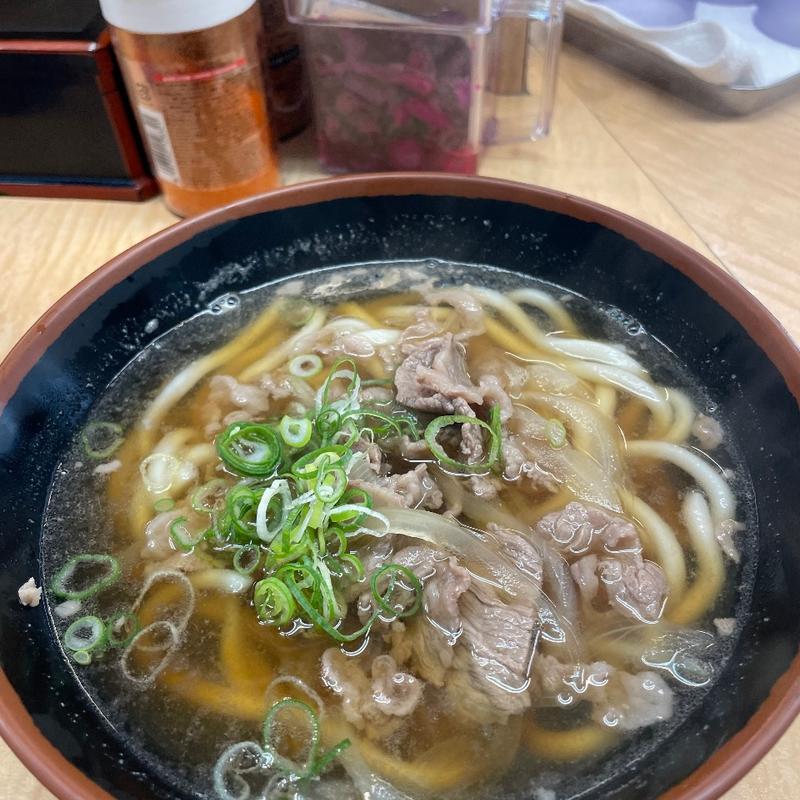 肉うどん(道楽うどん本店)