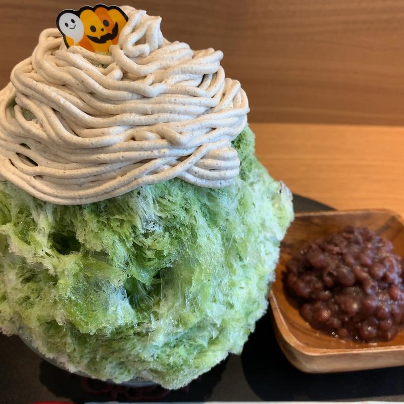 濃厚抹茶あずき(天然氷 かき氷専門店 きらきら星)