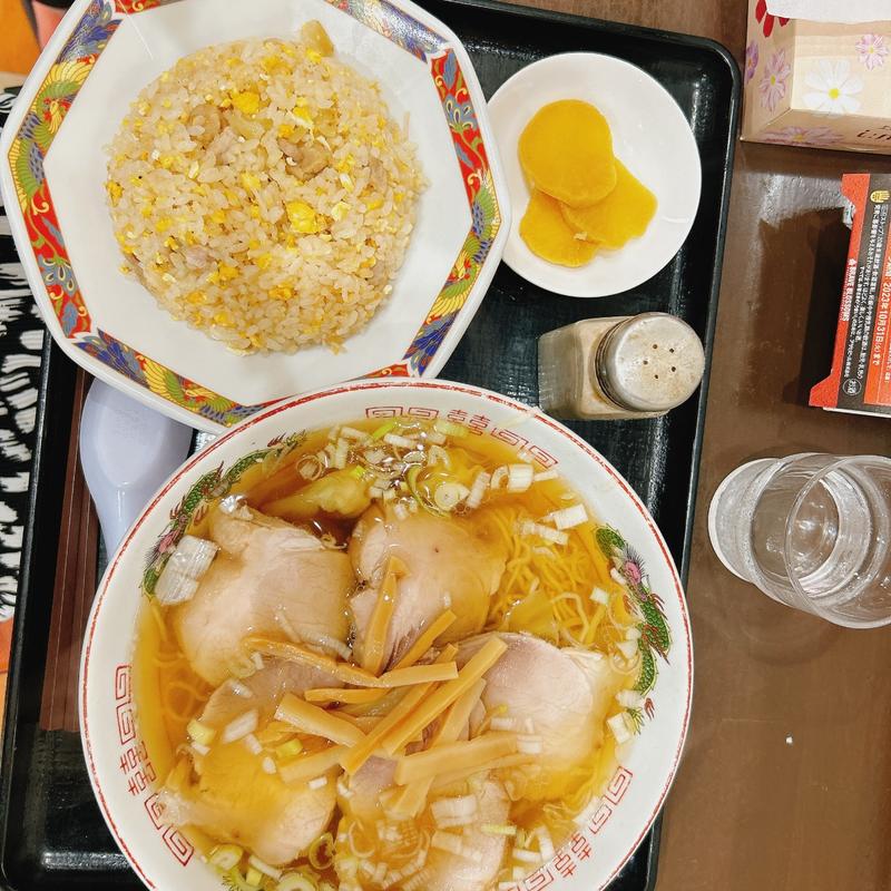 チャーシューワンタンメン　チャーハン(新華園 支店 )