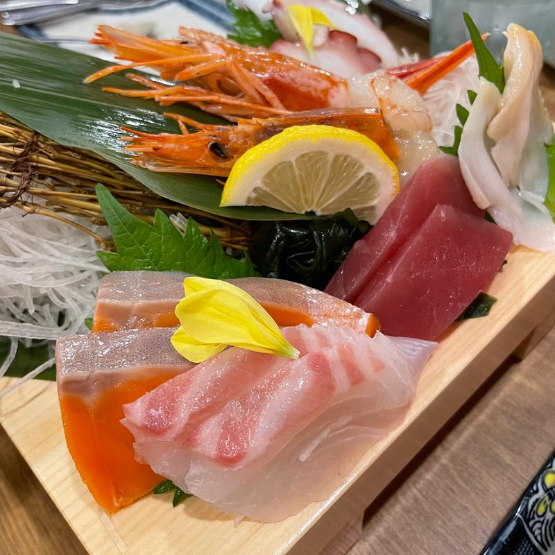 ゲタ盛り（刺身6点盛り）(磯丸水産 今池店)