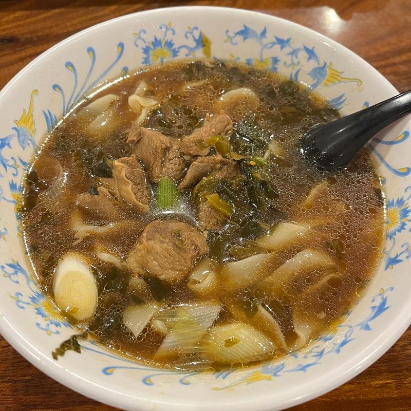 高菜牛バラ肉刀削麺(清宏楼 )