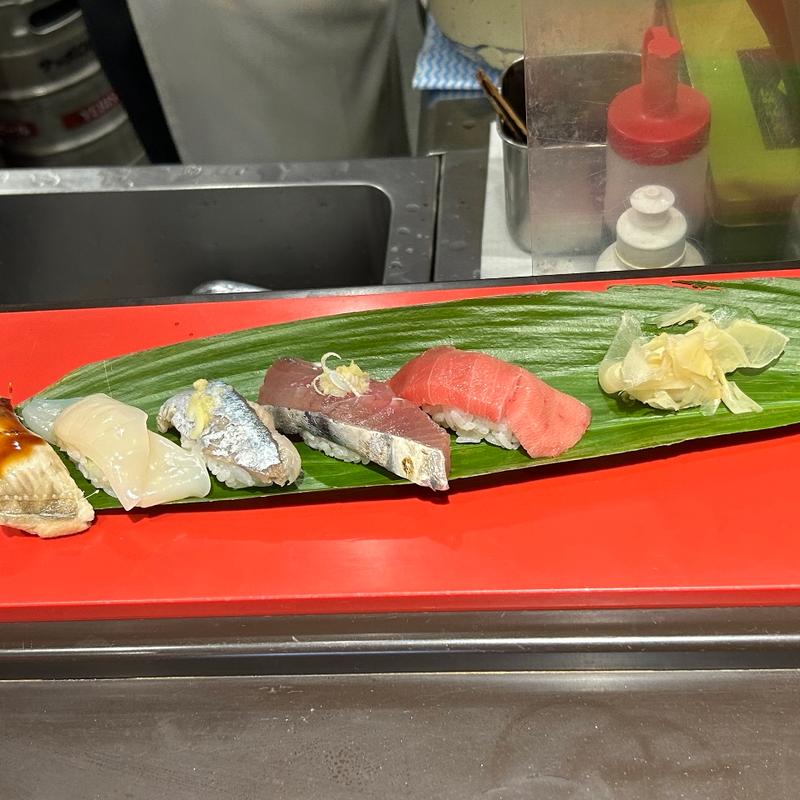 秋の5貫(又こい家 羽田空港第1ターミナル)