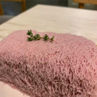 糸かき氷 紫イモ(seoul cafe)