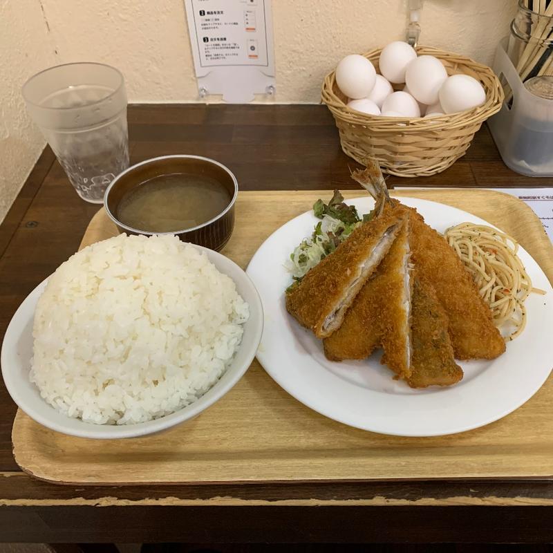 アジフライ定食(さくら食堂)