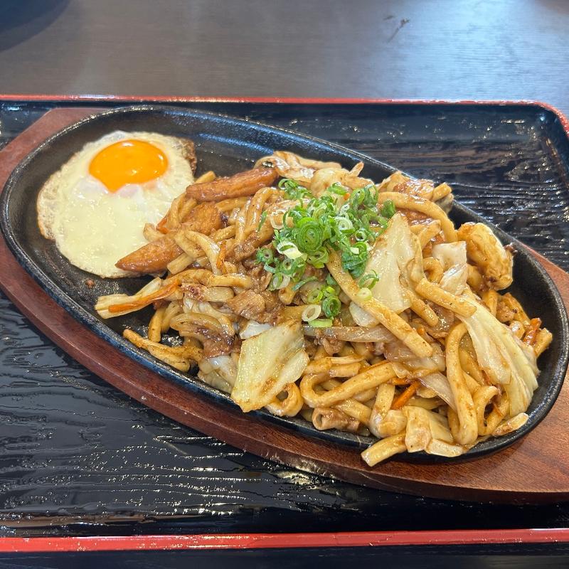 焼きうどん(資さんうどん 日向財光寺店)