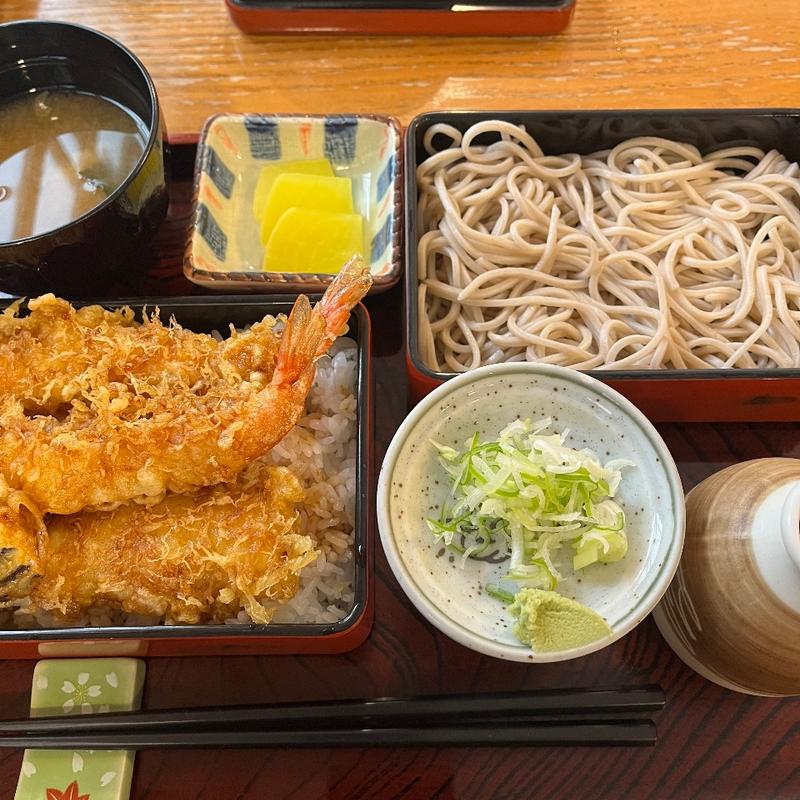 天丼そばセット(柳屋)