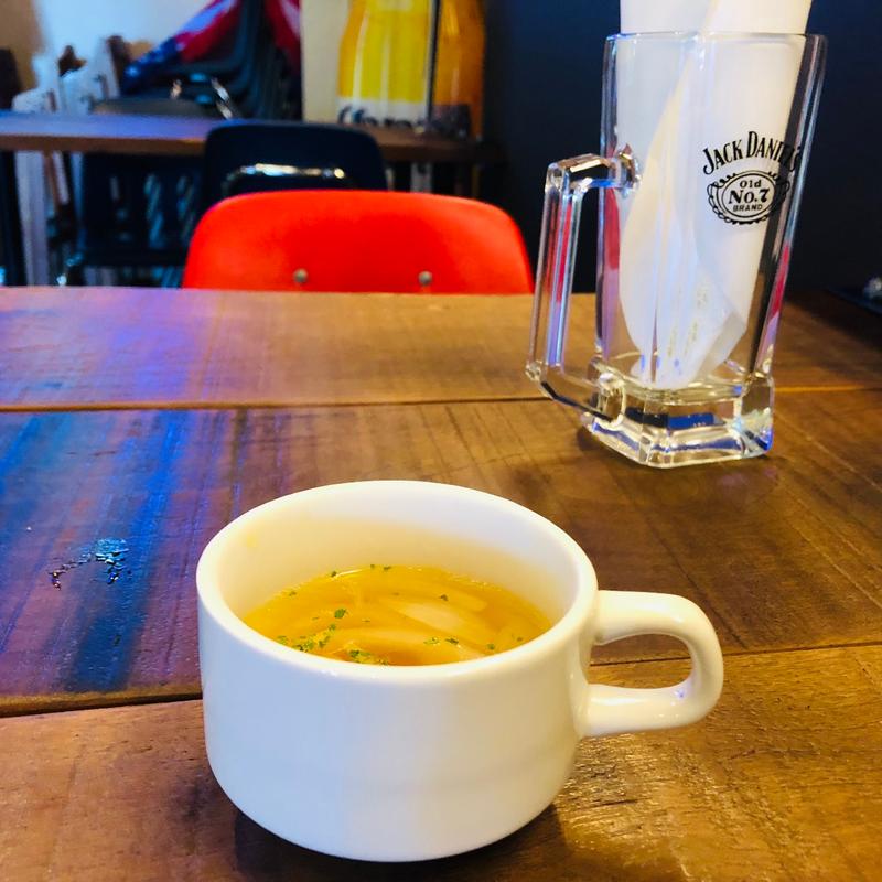 ランチスープ(American Power FOOD N.K.BASE 宇宿店（エヌケーベース）)