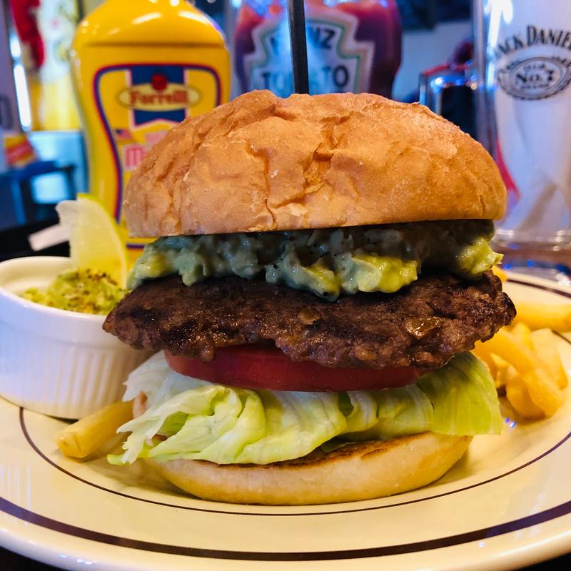 ワカモレバーガー(American Power FOOD N.K.BASE 宇宿店（エヌケーベース）)