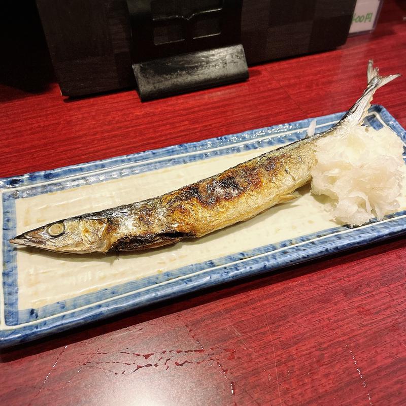 さんまの塩焼き(菜の花)