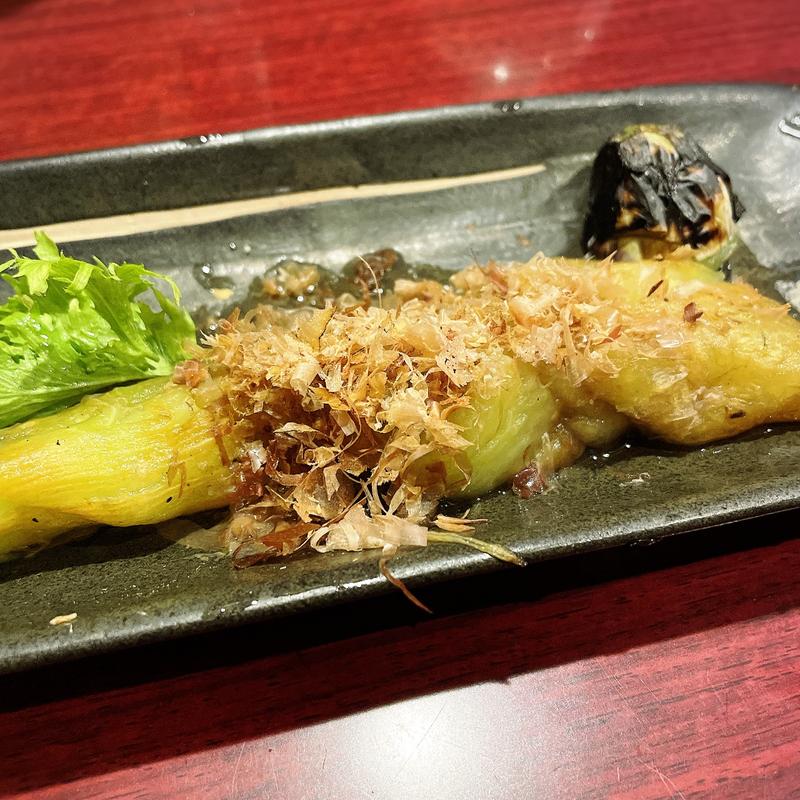 焼茄子（1本）(菜の花)