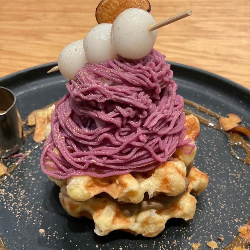 月見おいもワッフル(J.S. BURGERS CAFE ららぽーと海老名店)