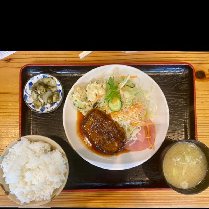 ハンバーグ定食(丸福)