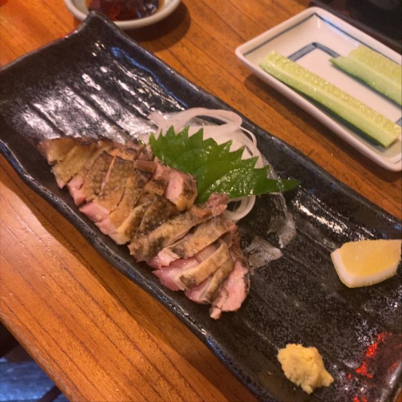 鳥タタキ(焼鳥丸万 本店)