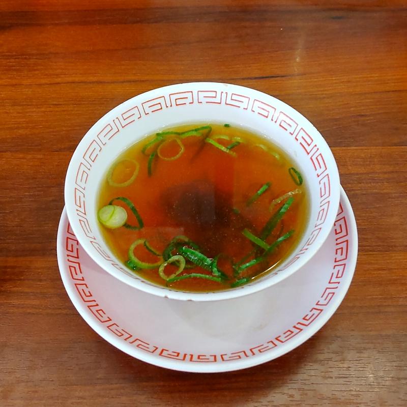 チャーハンスープ(京都北白川ラーメン魁力屋 鶴見駒岡店)