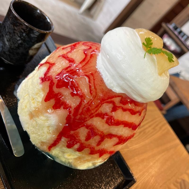 ピーチメルバ(京氷ゆきみ庵)