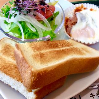 朝のバランスプレート(卵とベーコン＆ミートソース)(モスバーガー JR野田店)