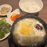 参鶏湯純豆腐定食(韓国料理KollaBo（コラボ）横浜みなとみらい店)