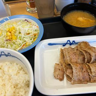 豚カルビ焼肉定食(松屋 渋谷清水橋店 )