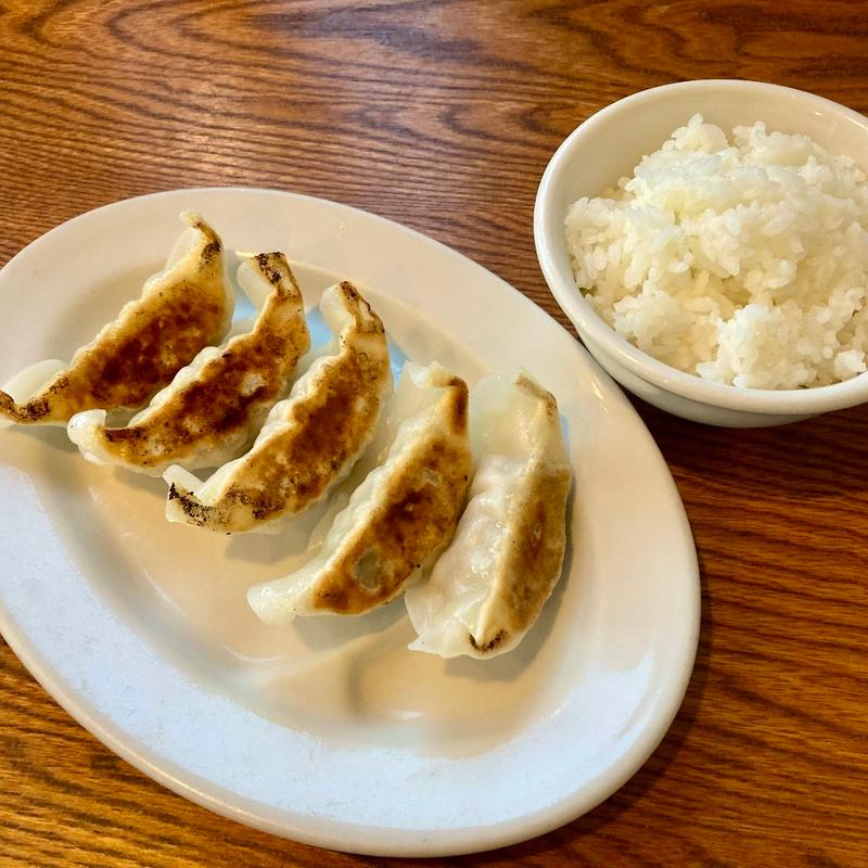 餃子（5個）半ライス(らーめん 梵天 今市店 )