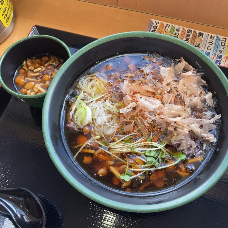 あんかけなめこそば(ゆで太郎 名取バイパス店 )