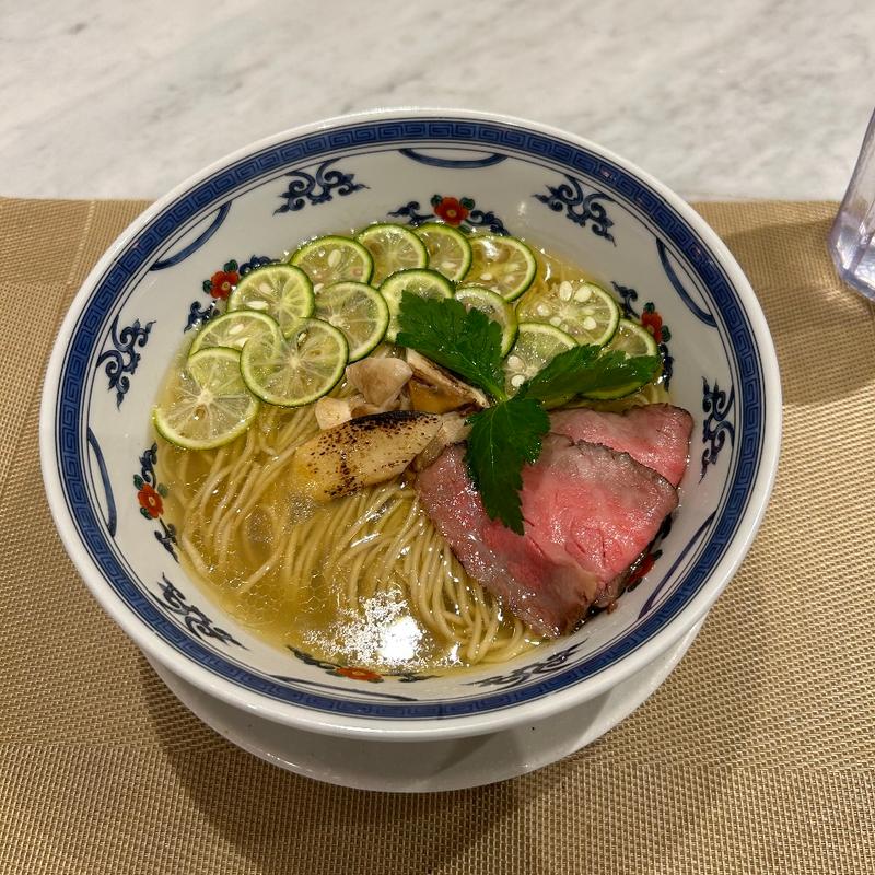 神山すだちの松茸塩らぁめん(メンショー サン フランシスコ （MENSHO SAN FRANCISCO）)