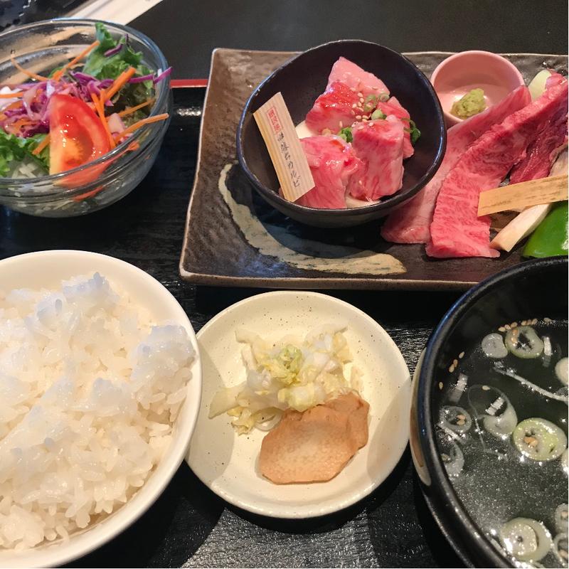 米沢牛カルビ三昧ランチ(米澤牛DINING べこや )