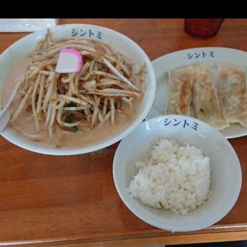 濃厚タンメン　ギョウザセット(極濃湯麺 シントミ 富岡店)