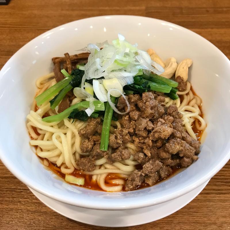 汁なし担々麺(ラーメンひばり)