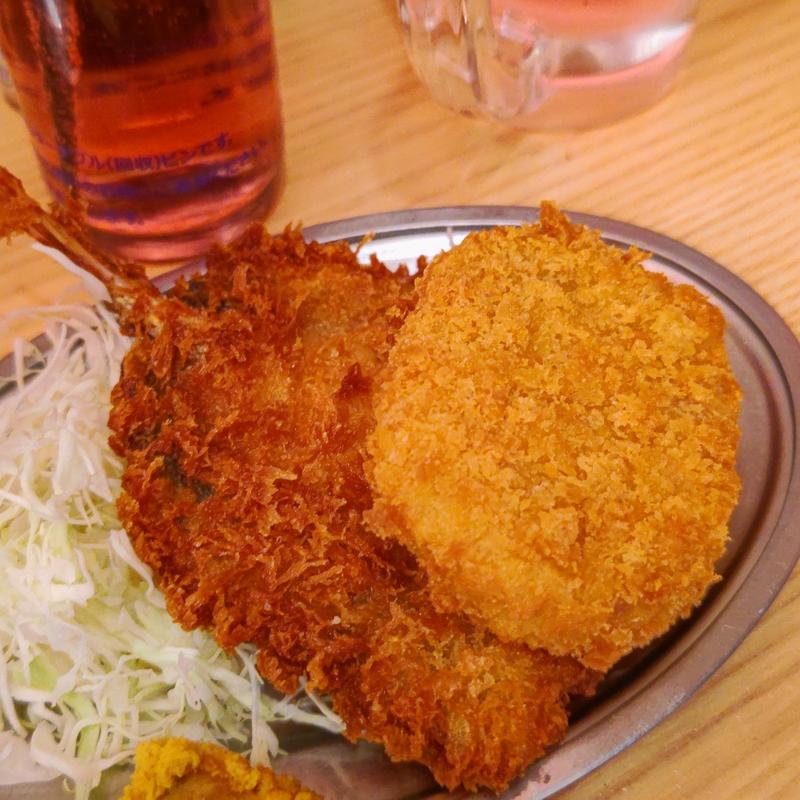 アジフライ&コロッケ(立呑み晩杯屋 桜木町ぴおシティ店)