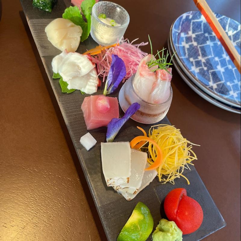 琉球お造り5種(琉球新天地)