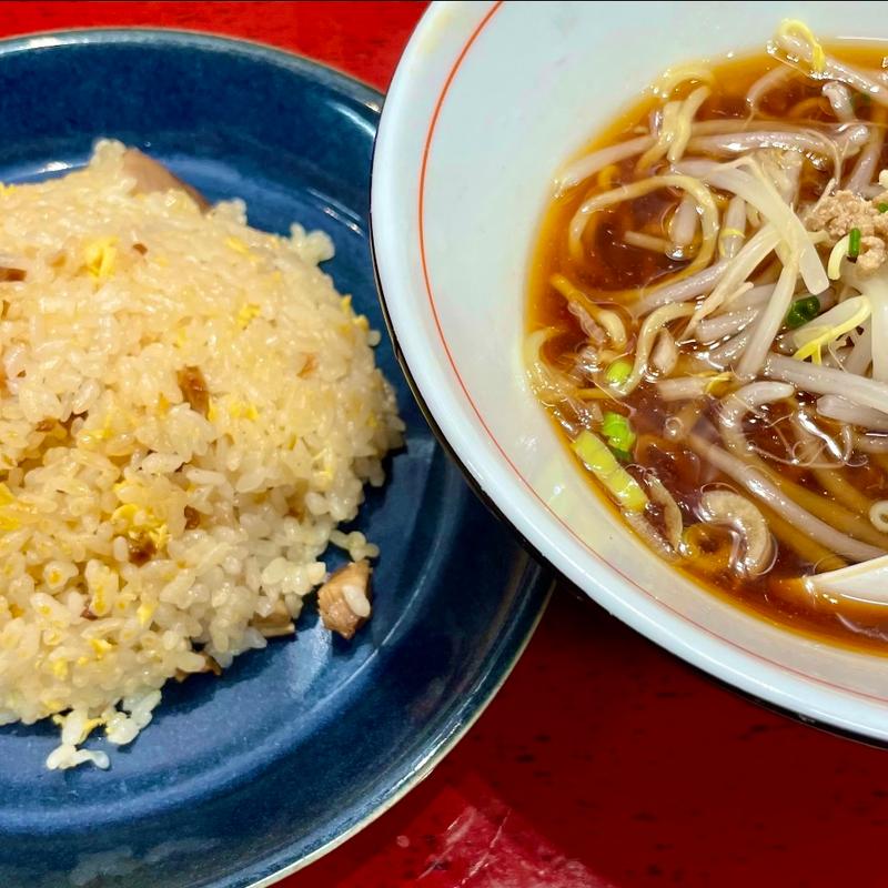 炒飯＆ミニラーメン(中華食堂 一番館 高田馬場店)