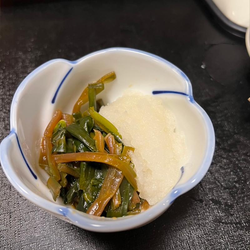 アイヌ葱醤油づけ(くまげら)